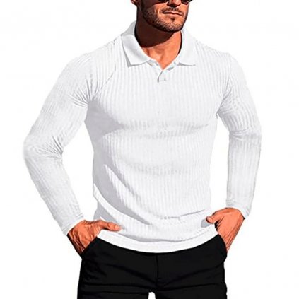 Pánská košile se žebrováním 100% bavlna Cotton