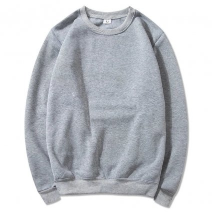Pánská jednobarevná mikina (Barva Černá, Velikost 3XL)