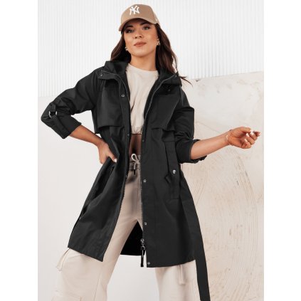 Dámská bunda parka NOLES TY4278 (Velikost S, Barva Černá)
