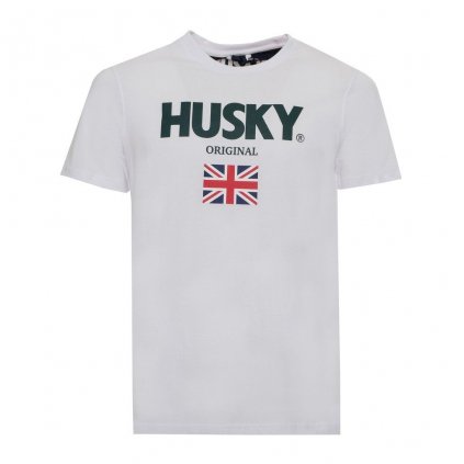 Pánské triko HS23BEUTC35CO177-JOHN Husky (Barva Bílá, Velikost 48)