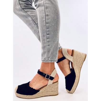 Sandály - dámské espadrilky na klínku, vysoké 8,5 cm MORELLI