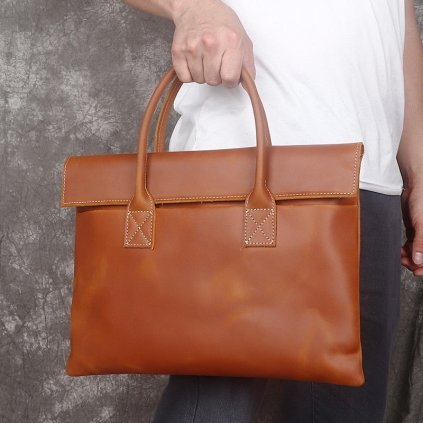 Pánská taška do ruky v retro stylu