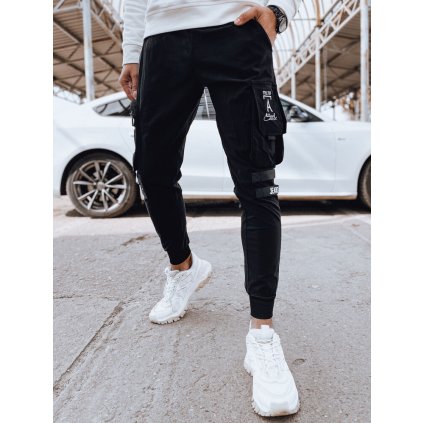 Pánské kalhoty s nakládanými kapsami  UX4306