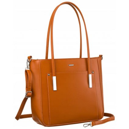 Klasická dámská shopper bag z ekologické kůže