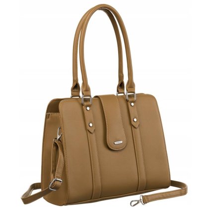 Elegantní dámská shopper bag z ekologické kůže