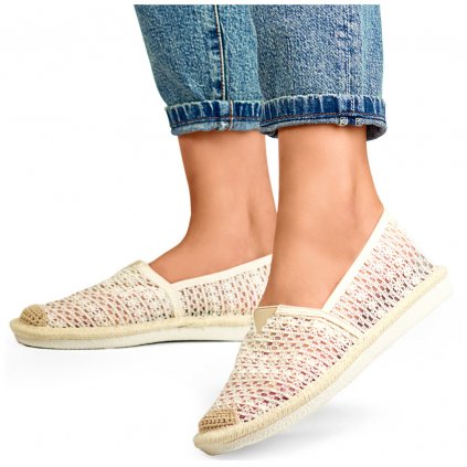 síťované espadrilky, vzdušné dámské