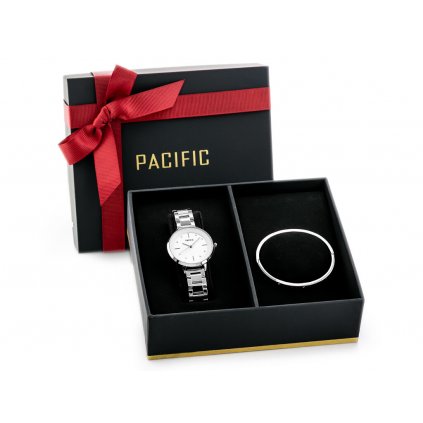 Dámské hodinky PACIFIC X6046 - dárková sada (zy712b)