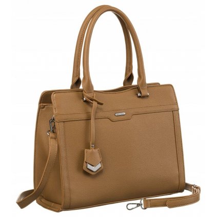 Elegantní, prostorná dámská shopper taška z ekologické kůže