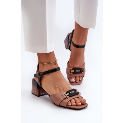 Elegantní dámské sandály na podpatku  Natissa