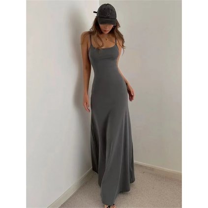 Bodycon šaty s dekoltem (Barva Vínová, Velikost S)