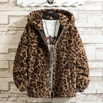 Unisex leopardí kožich (Barva (varianta) 02 Brown, Velikost XXS)