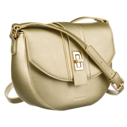 Messenger bag ve tvaru podkovy z ekologické kůže - Peterson (Barva Zlatá)