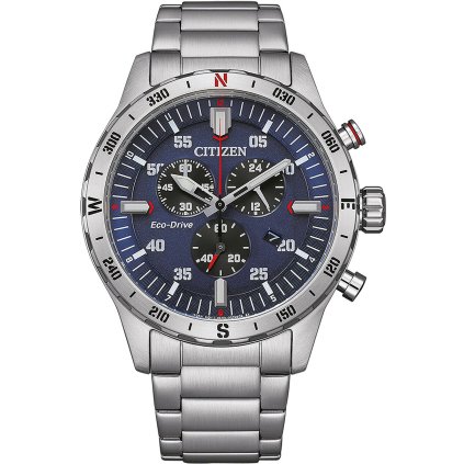 Pánské hodinky Citizen Eco-Drive Sporting Chronograph AT2520-89L + BOX