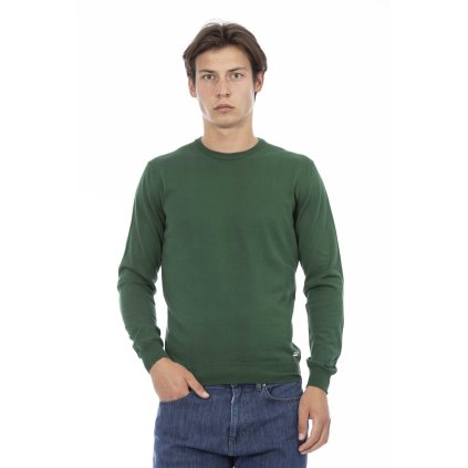 Pánský svetr 6000_ROVIGO Baldinini Trend (Barva Zelená, Velikost 2XL)