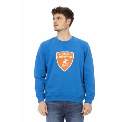 Pánská mikina 72XBI000 CJ315 Automobili Lamborghini (Barva Modrá, Velikost 2XL)