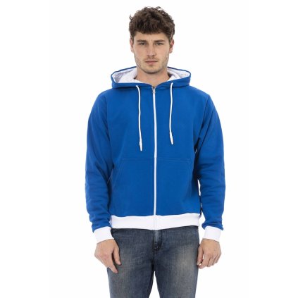 Pánská mikina 813143A_COMO Baldinini Trend (Barva Modrá, Velikost 3XL)