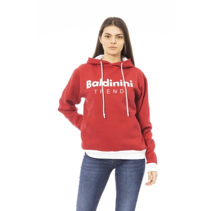 Dámská mikina 813495_MANTOVA Baldinini Trend (Barva Červená, Velikost XS)