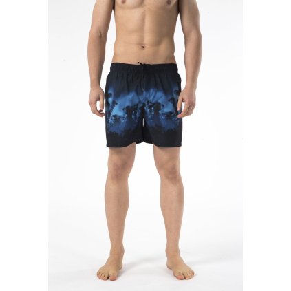 Pánské kraťasy C35 151 RMC Just Cavalli Beachwear (Barva Černá, Velikost L)