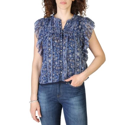 Dámská košile JANEL_PL304240 Pepe Jeans (Barva Modrá, Velikost S)