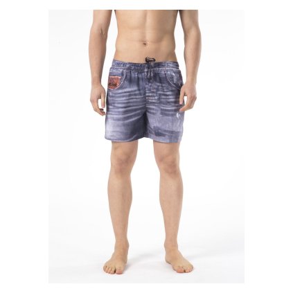 Pánské kraťasy Y35 151 RMC Just Cavalli Beachwear (Barva Modrá, Velikost L)