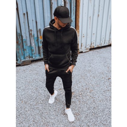 Pánská tepláková souprava AX0783 (Velikost 2XL, Barva Černá)