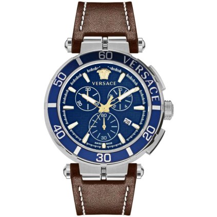 Pánské hodinky VE3L00122 Versace (Barva Hnědá)