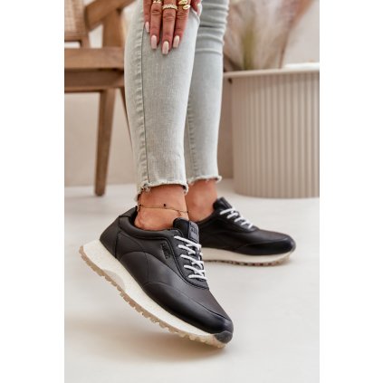 Dámské Sneakers Sportovní Obuv Z Eko Kůže Big Star OO274024 Hi-Poly System (Velikost 38)
