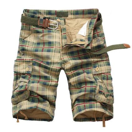 Pánské taktické šortky se vzorem Military (Barva (varianta) JD04 Green, Velikost 30)