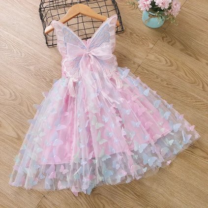 Dívčí šaty se svítící sukní (Barva (varianta) dress Led lights, Velikost 8T)