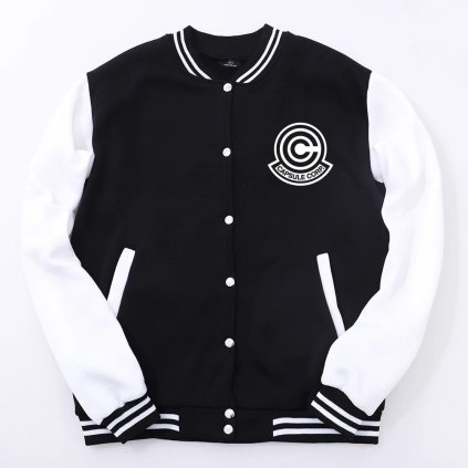 Unisex baseball bunda s logem (Barva Černá, Velikost S)