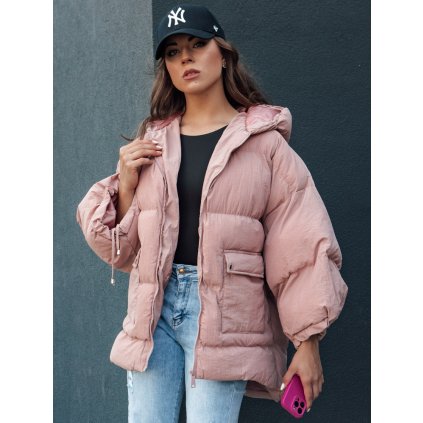 Dámská bunda prošívaná PARIMA TY4480 (Velikost ONE SIZE, Barva Růžová)