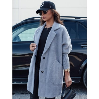 Dámský kabát alpaka RITA II  NY0669 (Velikost ONE SIZE, Barva Černá)