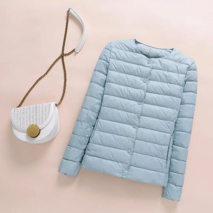 Krátká prošívaná bunda hřejivá (Barva Vínová, Velikost 4XL)