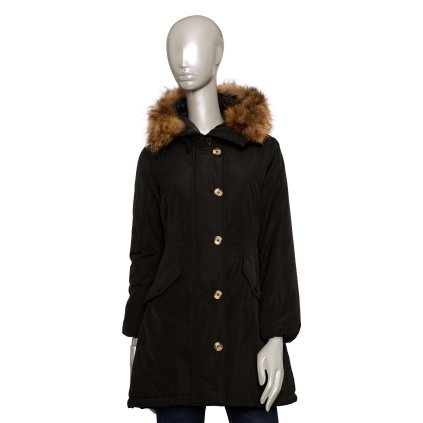 Dámská bunda G6925_VERONA Baldinini Trend (Barva Černá, Velikost XS)