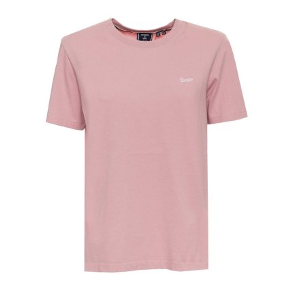 Dámské triko W1011278A- Superdry (Barva Růžová, Velikost 6)