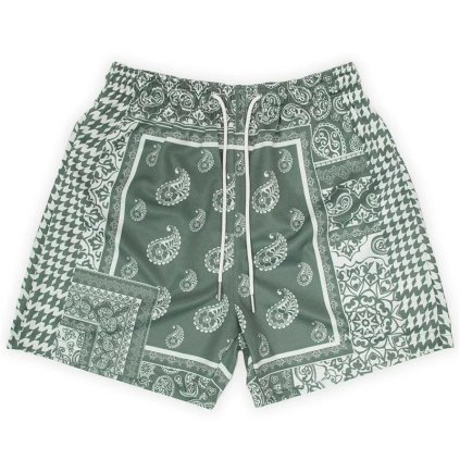 Vzorované unisex kraťasy s potiskem a šňůrkou (Barva (varianta) PYA9440, Velikost L)