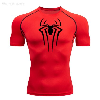 Pánské tričko s pavoukem spider-man (Barva (varianta) Šedá, Velikost XL)