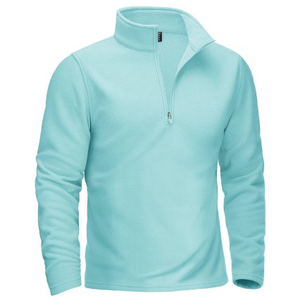 Pánský svetr typu bunda fleece se zipem (Barva (varianta) Zelená, Velikost S)