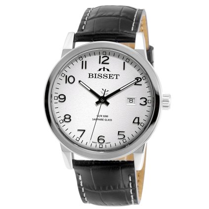 Pánské hodinky BISSET BSCE62 - Safírové sklo + BOX (Barva (varianta) tay-9256-uniw)