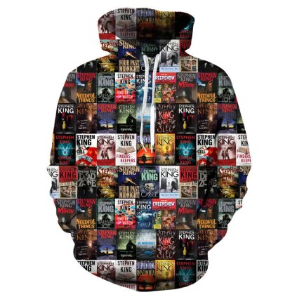 Mikina s potiskem 3D Movies Stephen King CS390 (Barva (varianta) Barva, Velikost XS)