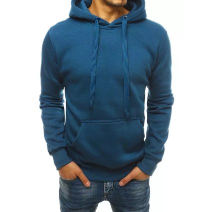Pánská mikina s kapucí  BX5080 (Velikost M, Barva Světle modrá)