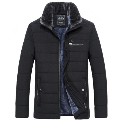 Pánská zimní bunda ND793 (Barva Vínová, Velikost 2XL)