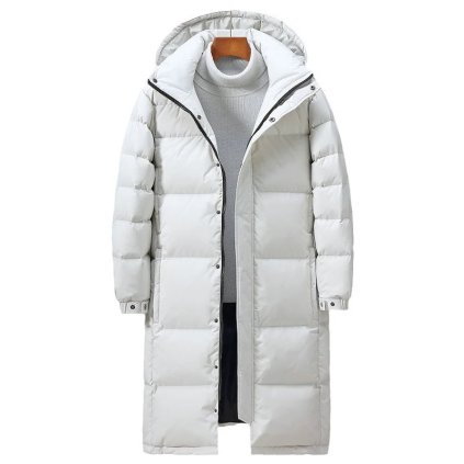 Pánská zimní bunda ND814 (Barva Bílá, Velikost 5XL)