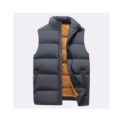 Pánská vesta DIMU281 (Barva Tmavě šedá, Velikost 2XL)