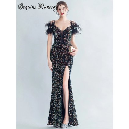 Maxi svatební šaty Sequins SQ940