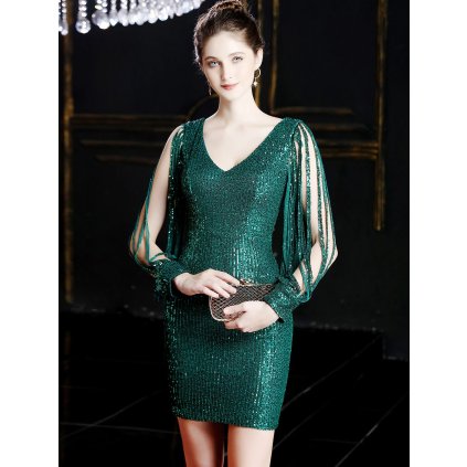 Večerní mini šaty Sequins SQ902