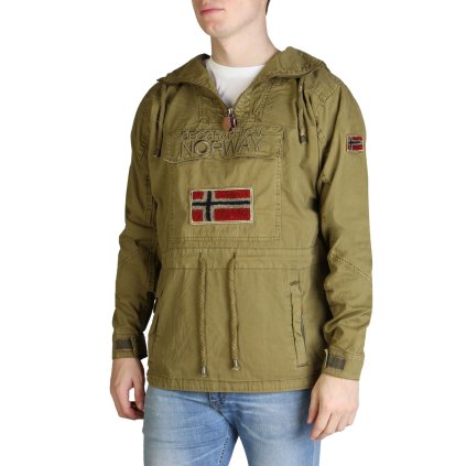 Pánská bunda Chomer_man Geographical Norway (Barva Hnědá, Velikost M)