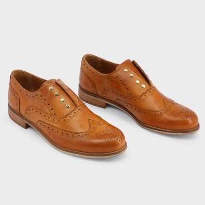 Dámské polobotky TEOREMA Made in Italia (Barva Hnědá, Velikost EU 36)