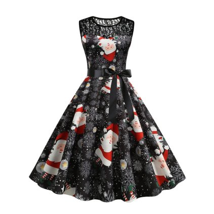 Vánoční šaty bez rukávů (Barva (varianta) 001 DRESS, Velikost M)