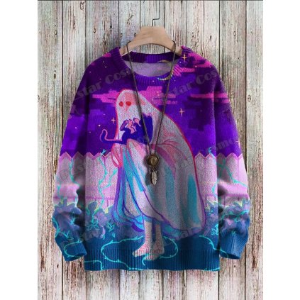 Unisex svetr s potiskem CS1120 kočky cats